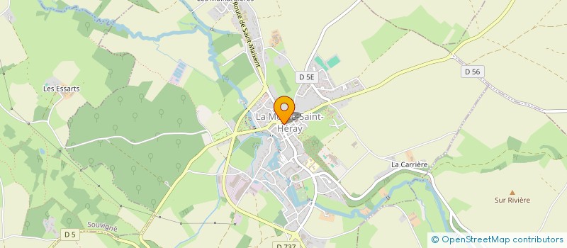 localisation de l'entreprise SYNDICAT ACEMPSSBB-V  LA MOTHE-SAINT-HERAY