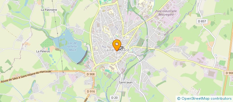 localisation de l'entreprise SYNDICAT ACHAT D'EAU MAYENNE à LA FERTE MACE