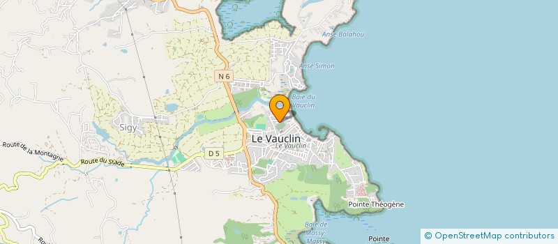 localisation de l'entreprise SYNDICAT ACTIONS FUNERAIRES MARTINIQUE à LE VAUCLIN