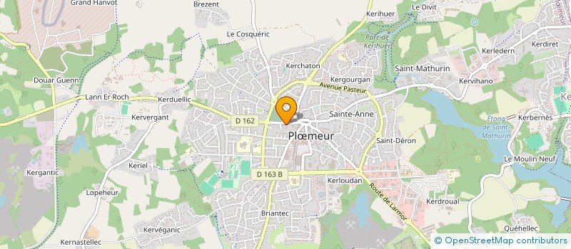 localisation de l'entreprise SYNDICAT AGRICOLE DES COMMUNES DE PLOEMEUR ET LARMOR  PLOEMEUR
