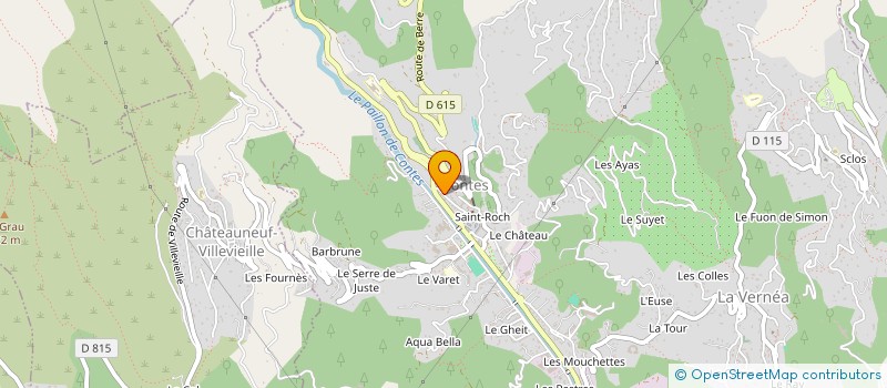 localisation de l'entreprise SYNDICAT AGRICOLE DES PAILLONS  CONTES