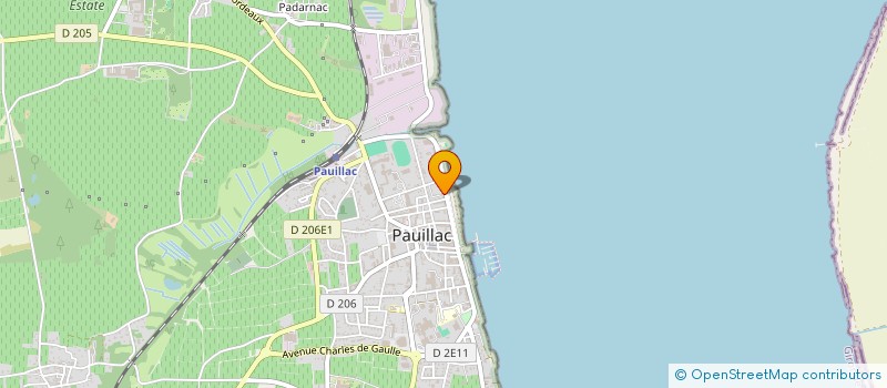 localisation de l'entreprise SYNDICAT AGRICOLE VITICOLE DE PAUILLAC  PAUILLAC