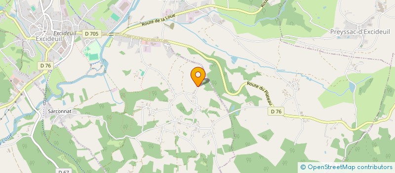 localisation de l'entreprise SYNDICAT ALLIANCE NATIONALE INTERPROFESSIONNELLE DES METIERS DE L'ALPAGA  EXCIDEUIL