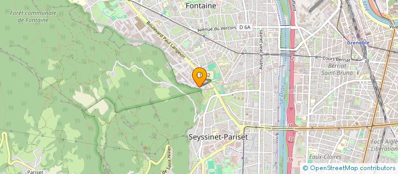 localisation de l'entreprise SYNDICAT APICOLE DAUPHINOIS  FONTAINE