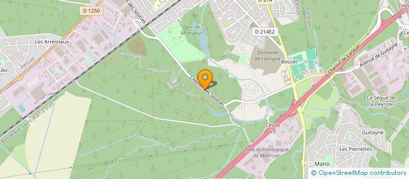 localisation de l'entreprise SYNDICAT APICOLE DE LA GIRONDE  CESTAS