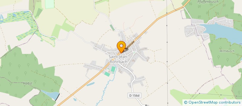 localisation de l'entreprise SYNDICAT ARBORICOLE ET HORTICOLE DE SAINT JEAN ROHRBACH ET ENVIRONS  SAINT-JEAN-ROHRBACH