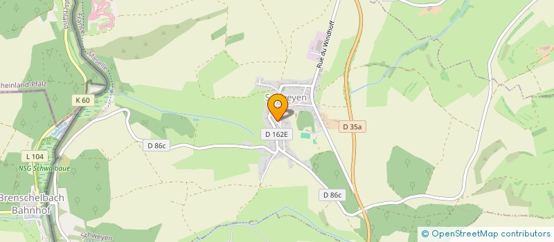 localisation de l'entreprise SYNDICAT ARBORICOLE ET HORTICOLE DE SCHWEYEN  SCHWEYEN