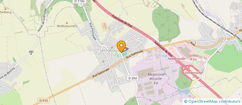 localisation de l'entreprise SYNDICAT ARBORICOLE ET HORTICOLE DE SEINGBOUSE ET ENVIRONS  SEINGBOUSE