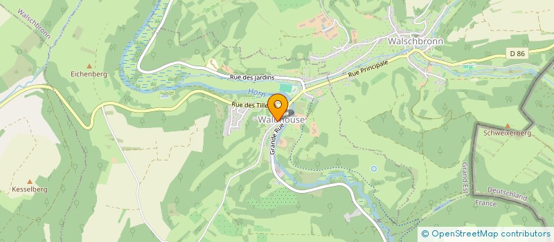 localisation de l'entreprise SYNDICAT ARBORICOLE ET HORTICOLE DE WALDHOUSE  WALDHOUSE