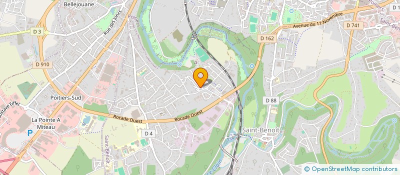 localisation de l'entreprise SYNDICAT ARTISANAL DE LA COUTURE DE LA VIENNE  SAINT-BENOIT