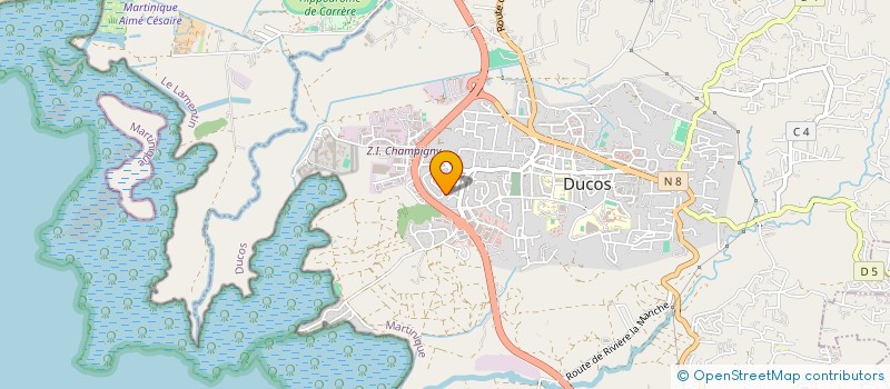 localisation de l'entreprise SYNDICAT ARTISANS METIERS ELECTRICITE  DUCOS