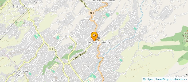 localisation de l'entreprise SYNDICAT ARTISANS TAXI DE LA REUNION  LE TAMPON