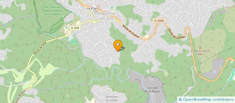 localisation de l'entreprise SYNDICAT ASL LOTISSEMENT DU VAL DES CYSTES à ROQUEFORT-LES-PINS
