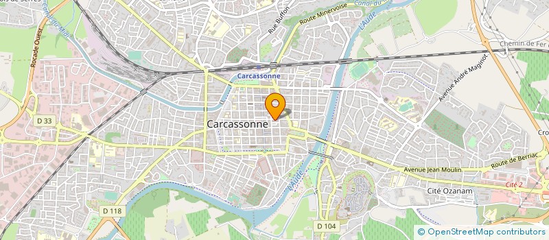 localisation de l'entreprise SYNDICAT AUDOIS D'ENERGIES ET DU NUMERIQUE SYADEN à CARCASSONNE