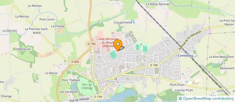 localisation de l'entreprise SYNDICAT AUTONOME  COMBOURG