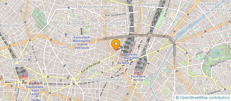 localisation de l'entreprise SYNDICAT AUTONOME CAT DU GTHP  PARIS