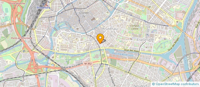 localisation de l'entreprise SYNDICAT AUTONOME DE LA FONCTION PUBLIQUE TERRITORIALE DES AGENTS DE LA VILLE DE LA COMMUNAUTE URBAINE DE STRASBOURG ... à STRASBOURG