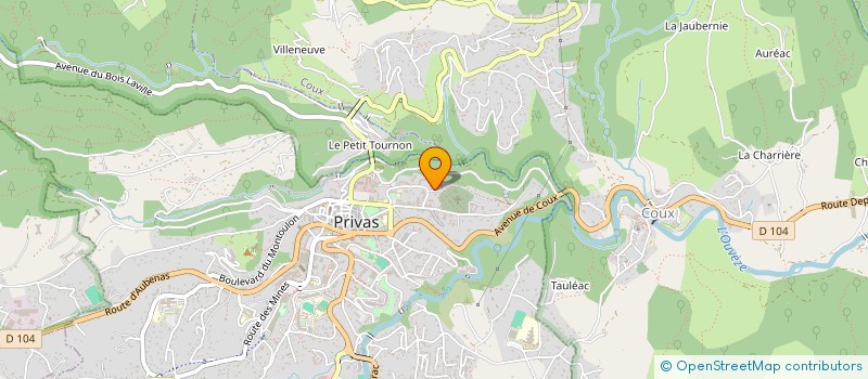 localisation de l'entreprise SYNDICAT AUTONOME DE LA FONCTION PUBLIQUE TERRITORIALE DES AGENTS DU CONSEIL DEPARTEMENTAL DE L'ARDECHE  PRIVAS