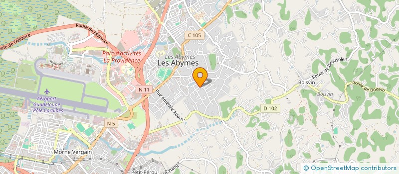 localisation de l'entreprise SYNDICAT AUTONOME DES TERRITORIAUX DE LA GUADELOUPE à LES ABYMES