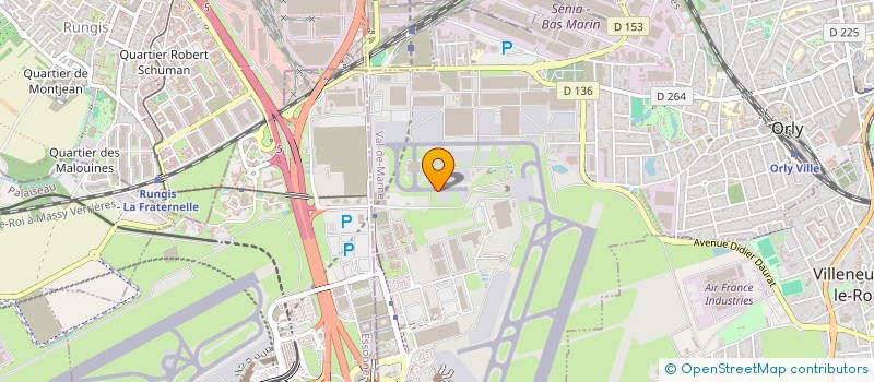 localisation de l'entreprise SYNDICAT AUTONOME PERSONNELS AEROP PARIS à ORLY