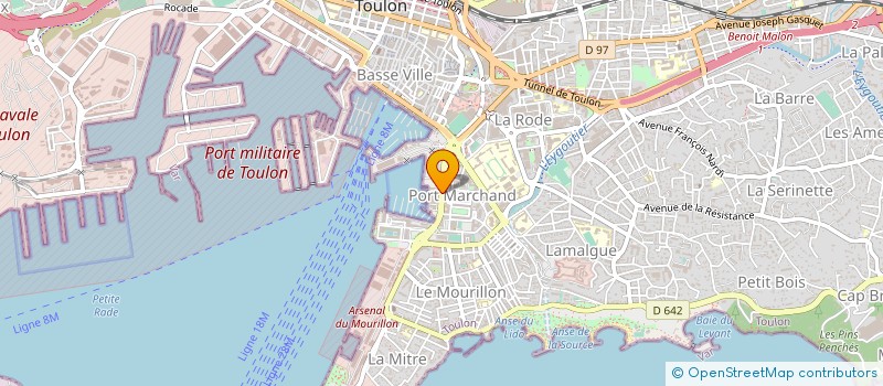 localisation de l'entreprise SYNDICAT AUTONOME SAPEURS POMPIERS PROFESSIONNELS PERSONNELS ADMINISTRATIFS TECHNIQUES SPACIALISES VAR à TOULON