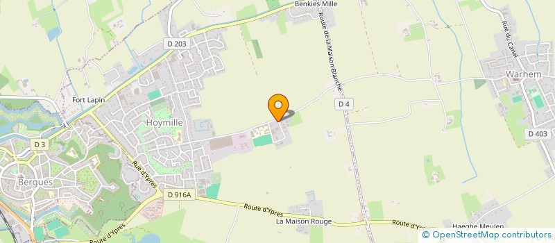 localisation de l'entreprise SYNDICAT ''AVENIR RURAL'' DE L'ARRONDISSEMENT DE DUNKERQUE, ASSOCIATION RESPONSABLE DE L'IETP DE HOYMILLE à HOYMILLE