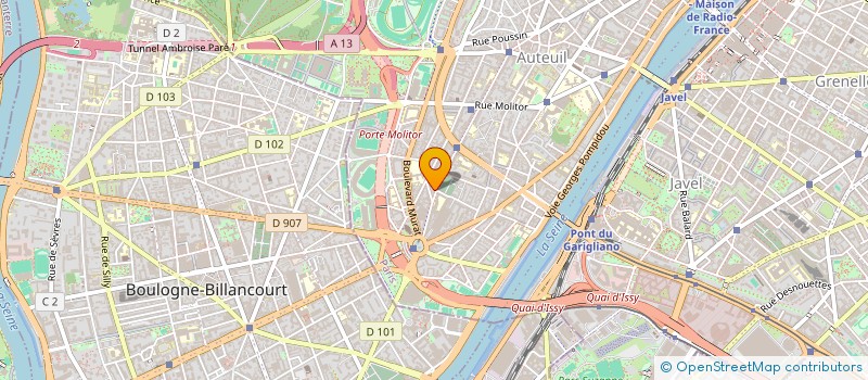 localisation de l'entreprise SYNDICAT BENEVOLE DU 94 RUE MICHEL ANGE  PARIS