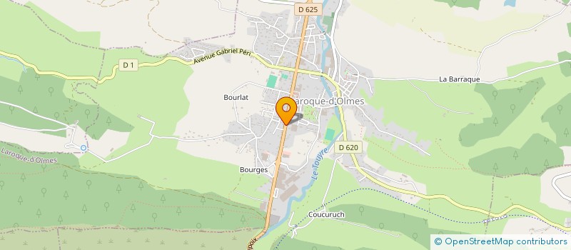 localisation de l'entreprise SYNDICAT BENEVOLE GAMBETTA à LAROQUE-D'OLMES