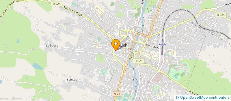 localisation de l'entreprise SYNDICAT BIO AVENIR  AUCH