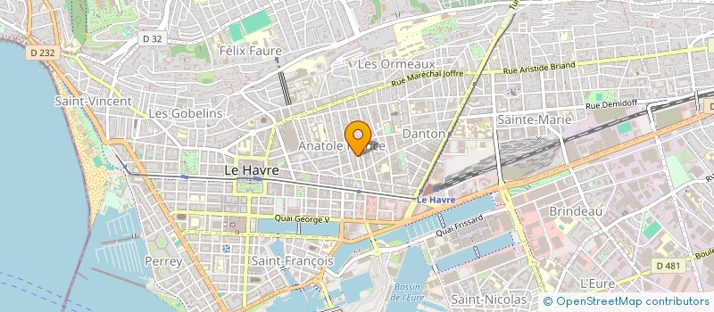 localisation de l'entreprise SYNDICAT BROSSIER à LE HAVRE