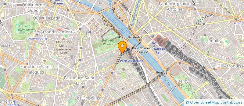 localisation de l'entreprise SYNDICAT C G T CHEMINOT PARIS AUSTERLITZ  PARIS