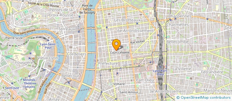 localisation de l'entreprise SYNDICAT CADRES INDUSTR CHIMIQ à LYON