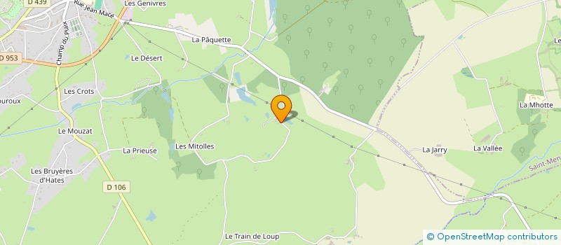 localisation de l'entreprise SYNDICAT CENTRE EST AUBRAC  BOURBON L'ARCHAMBAULT