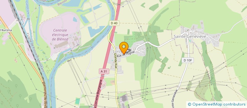 localisation de l'entreprise SYNDICAT CFDT CHIMIE ENERGIE LORRAINE  PONT-A-MOUSSON