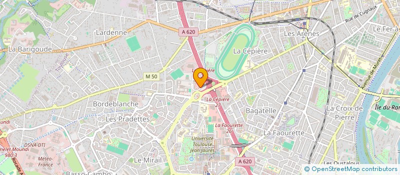 localisation de l'entreprise SYNDICAT CFDT COMMERCE & SERVICES à TOULOUSE