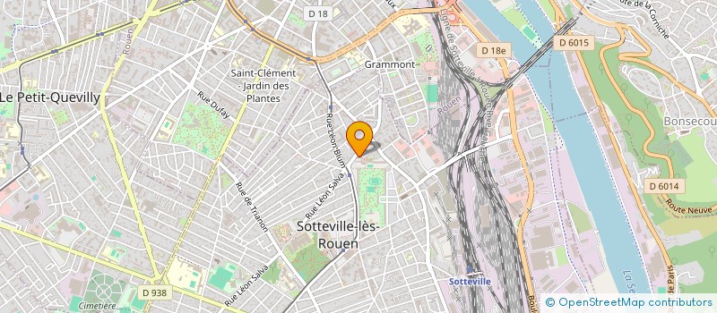 localisation de l'entreprise SYNDICAT CFDT DES METIERS DU TRANSPORT DE HAUTE NOMANDIE  SOTTEVILLE-LES-ROUEN