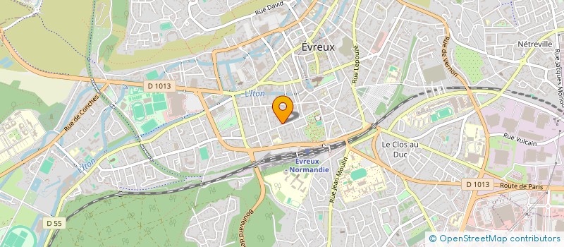 localisation de l'entreprise SYNDICAT CFDT DES SERVICES SOCIAUX DE L EURE à EVREUX
