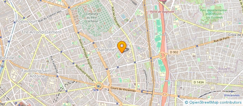 localisation de l'entreprise SYNDICAT CFDT DU COMMERCE DE PARIS  PARIS