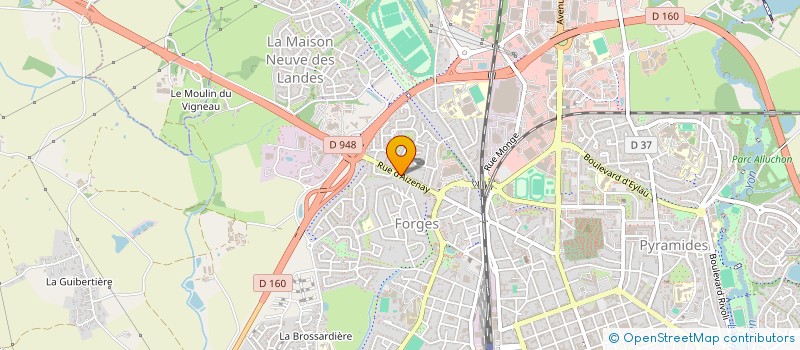 localisation de l'entreprise SYNDICAT CFDT DU CRCAM à LA ROCHE-SUR-YON