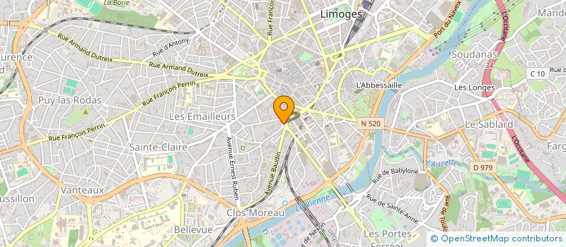 localisation de l'entreprise SYNDICAT CFDT SANTE SOCIAUX à LIMOGES