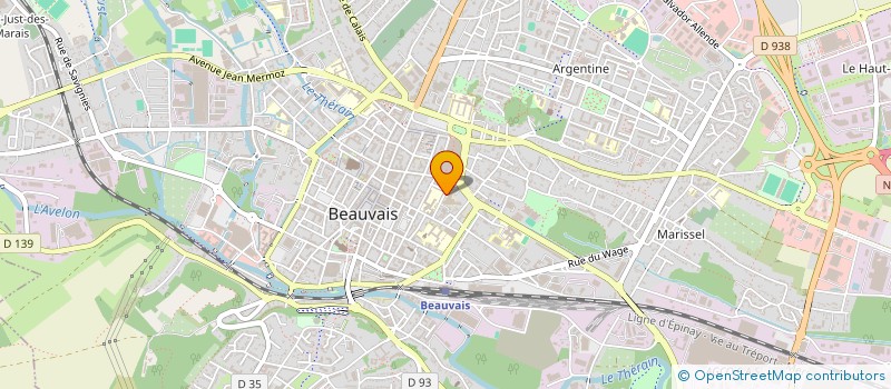 localisation de l'entreprise SYNDICAT CFDT SANTE SOCIAUX  BEAUVAIS