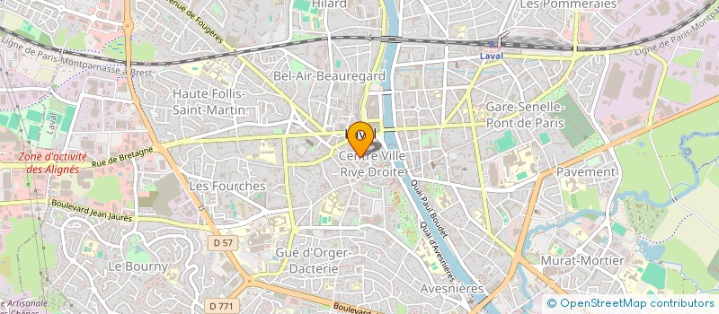 localisation de l'entreprise SYNDICAT CFDT - SANTE SOCIAUX MAYENNE à LAVAL