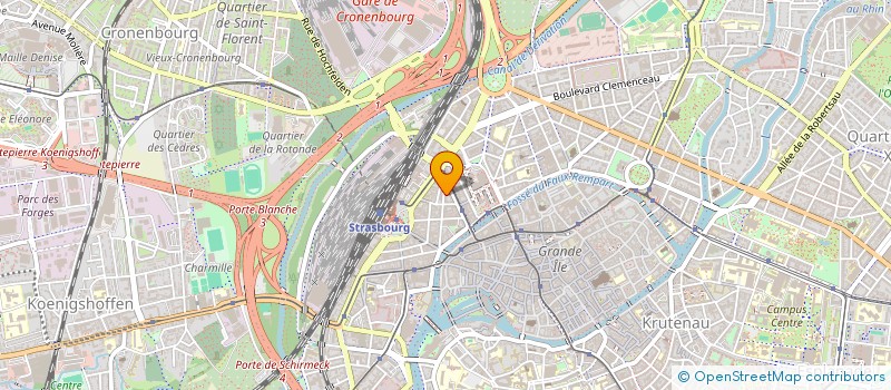 localisation de l'entreprise SYNDICAT CFTC CHEMINOTS à STRASBOURG