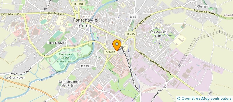localisation de l'entreprise SYNDICAT CFTC DE METALLURGIE DE VENDEE à FONTENAY-LE-COMTE