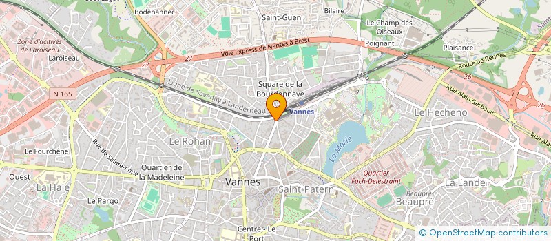 localisation de l'entreprise SYNDICAT CFTC DES AGENTS TERRITORIAUX DE VANNES à VANNES