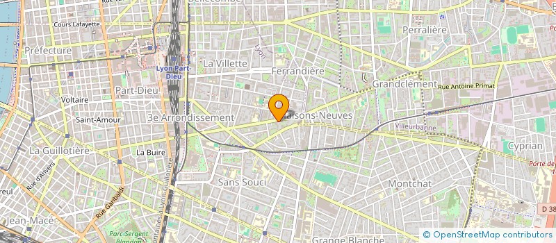 localisation de l'entreprise SYNDICAT CFTC GRANDS MAGASINS & ALIMENTATION DU RHONE  LYON