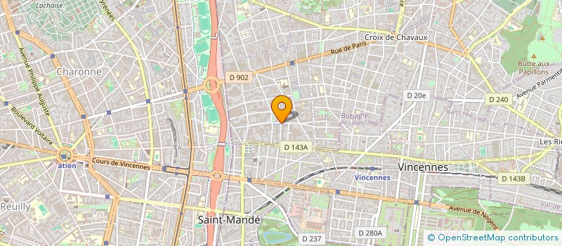 localisation de l'entreprise SYNDICAT CFTC MAE à MONTREUIL