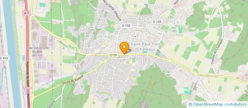 localisation de l'entreprise SYNDICAT CFTC PERSONNEL EDF GRPT SUD EST  SAINT-PAUL-TROIS-CHATEAUX