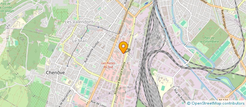 localisation de l'entreprise SYNDICAT CFTC POSTES ET TELECOMMUNICATIONS BOURGOGNE à CHENOVE