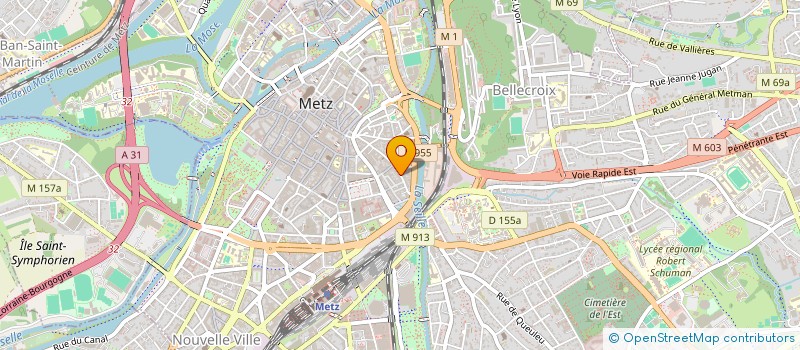 localisation de l'entreprise SYNDICAT CFTC SANTE SOCIAUX DE LA MOSELLE  METZ